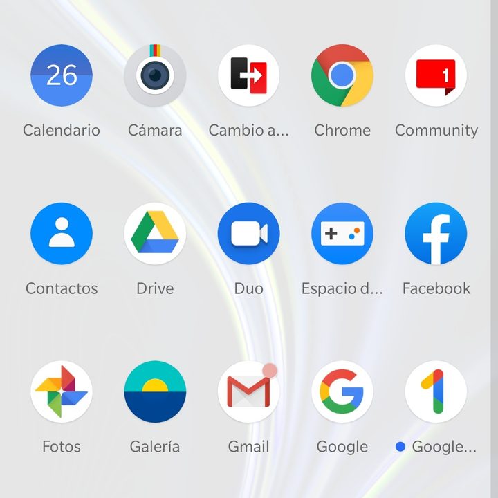 revision oneplus 8 screenshot aplicaciones