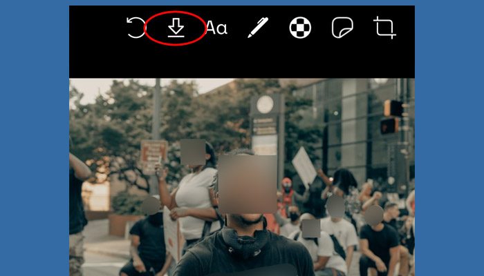 Cómo difuminar rostros desde Signal.