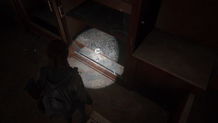 Aquí está una carta coleccionable de Last of Us Part II