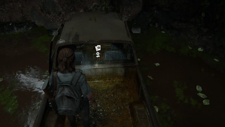 Aquí está una carta coleccionable de Last of Us Part II