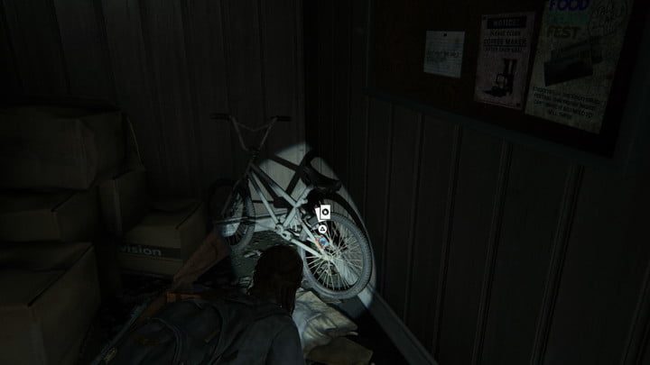 Aquí está una carta coleccionable de Last of Us Part II