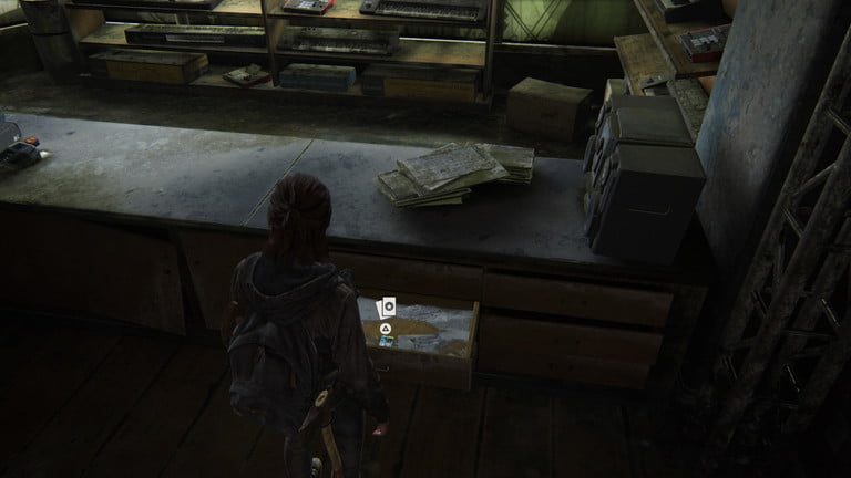 Aquí hay una carta coleccionable en The Last of Us Part II