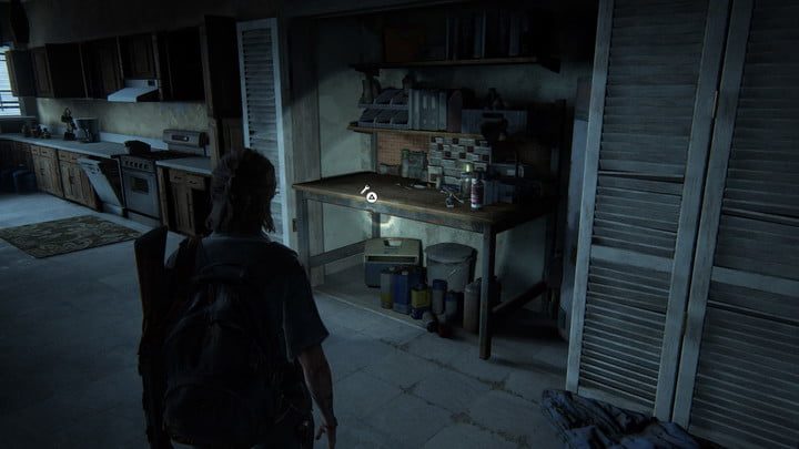 Una mesa de trabajo en The Last of Us Part II