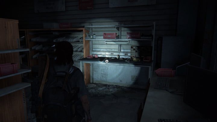 Una mesa de trabajo en The Last of Us Part II