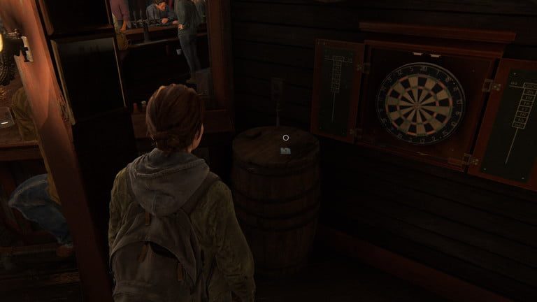 Aquí hay una carta coleccionable en The Last of Us Part II
