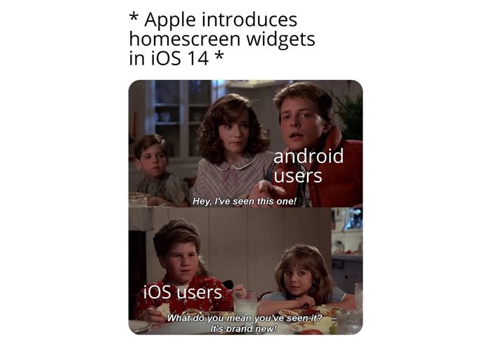 Memes provocados por la WWDC 2020.