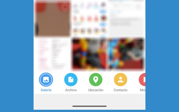 Compartir archivos en Telegram