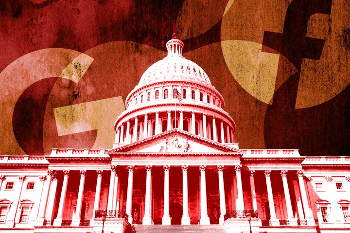 big tech logos around capitol hill