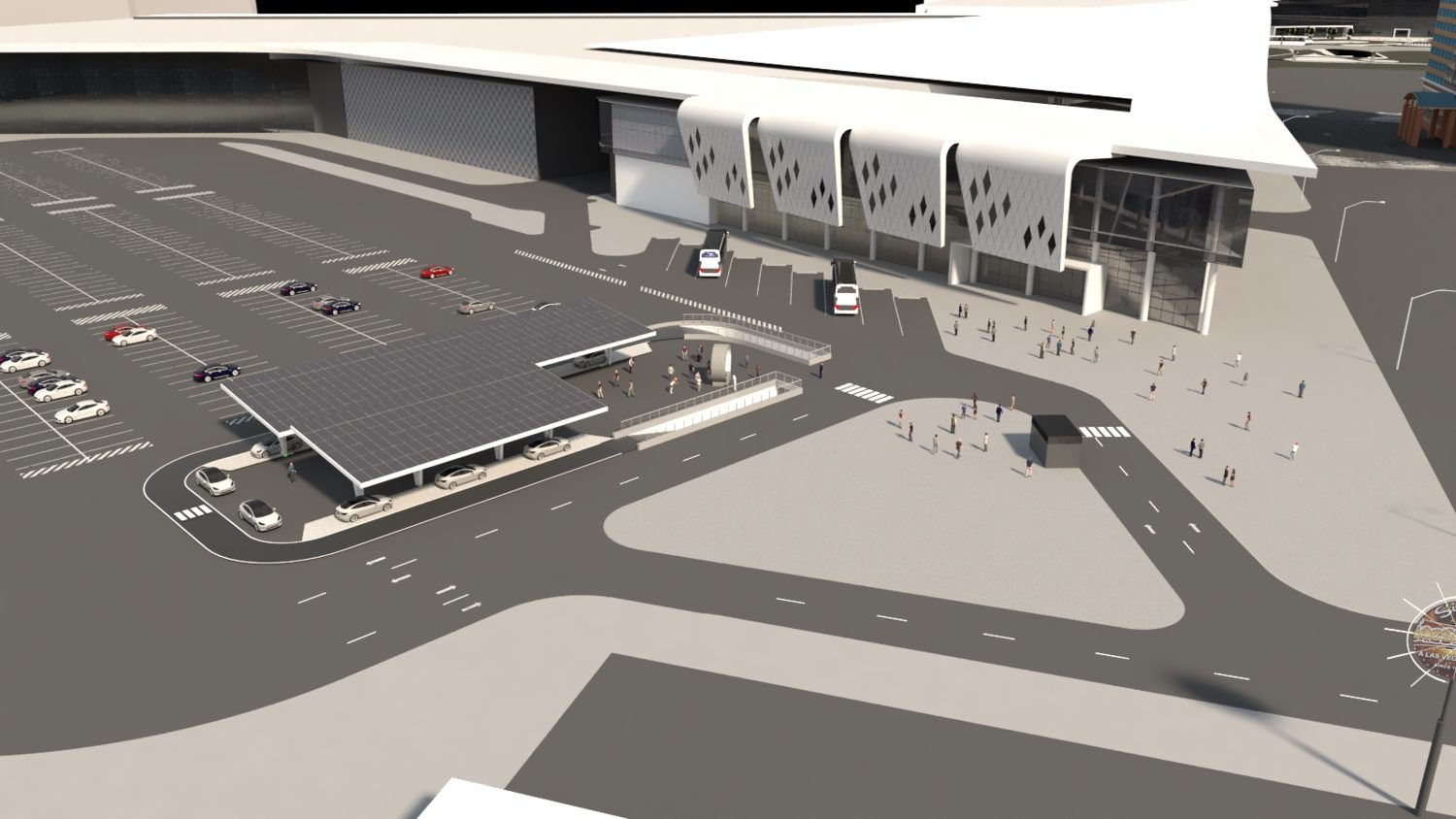 Estaci&oacute;n de proyecto Loop de Las Vegas de Elon Musk