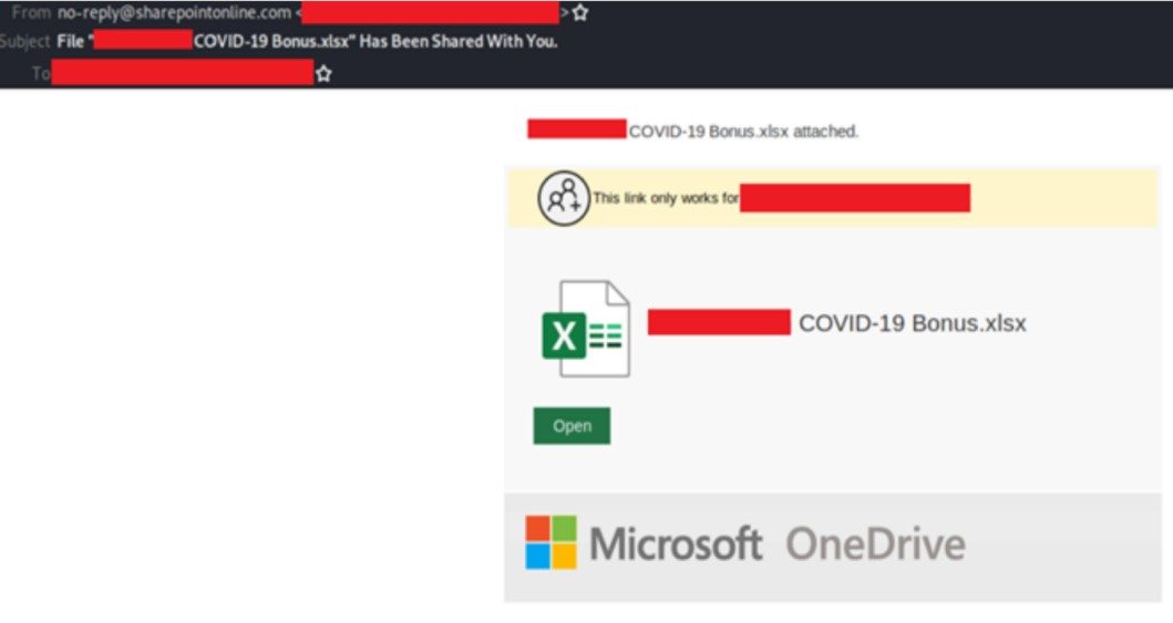 fraude phishing covid 19 microsoft 02