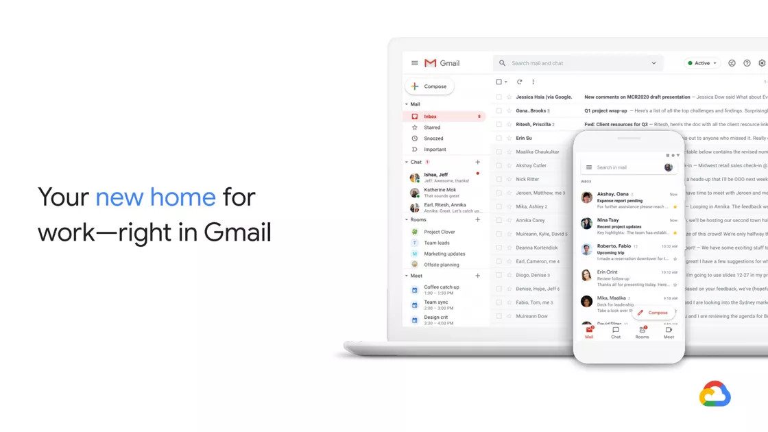 rediseno gmail meet chat documentos redise  o