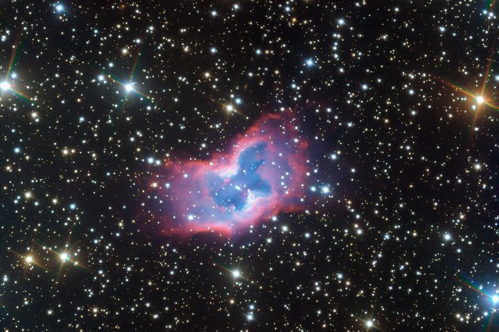 Mariposa espacial captada por el ESO