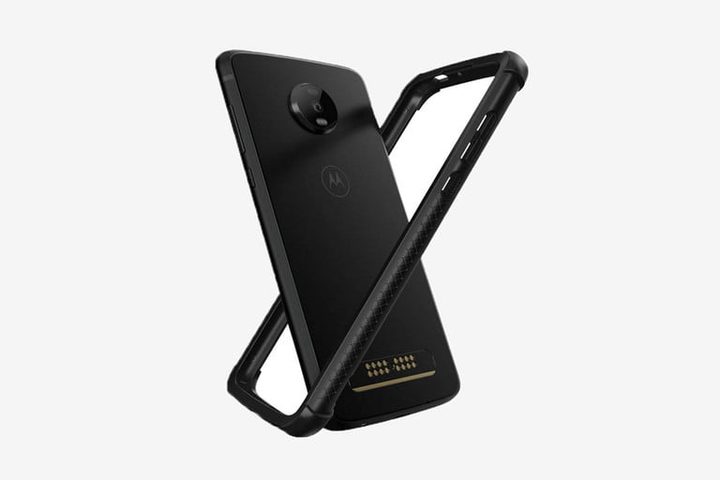 Funda CaseWe Bumper para Moto Mods de color negro