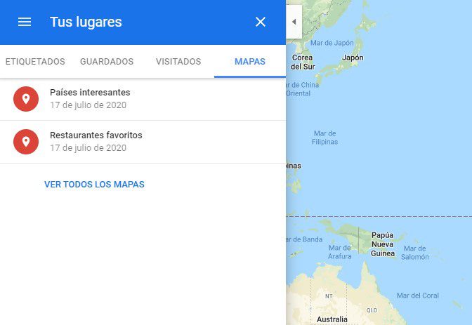 Mapas personalizados desde Google Maps