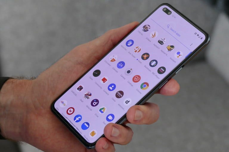 pantalla del OnePlus Nord en la que se muestran aplicaciones