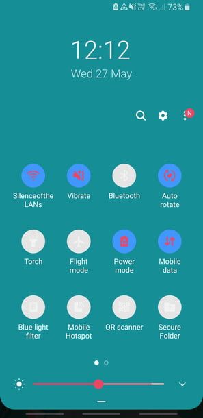 Pantalla de configuración para compartir wifi en Android 10 6