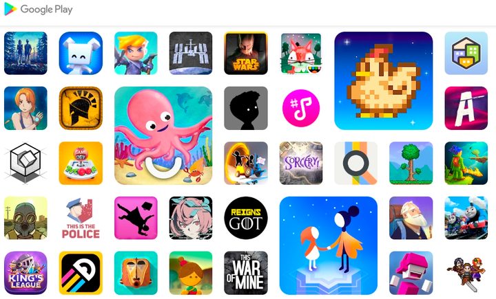 Captura de pantalla de Google Play Pass