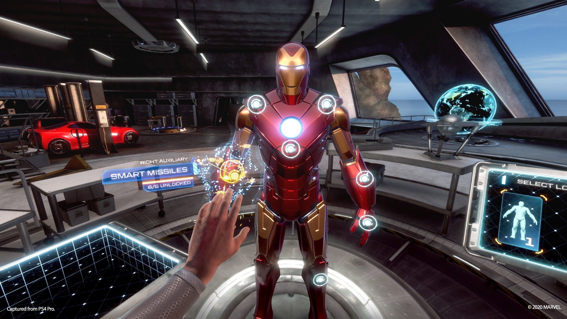 impresiones marvels iron man vr suit station