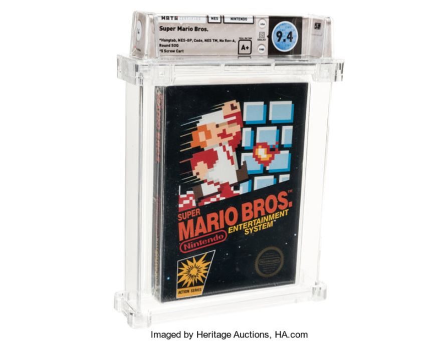 copia de Super Mario Bros. subastada por una cantidad récord