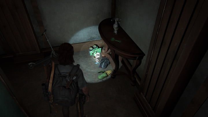 Aquí está una carta coleccionable en The Last of Us Part II