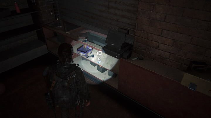 Aquí está una carta coleccionable en The Last of Us Part II