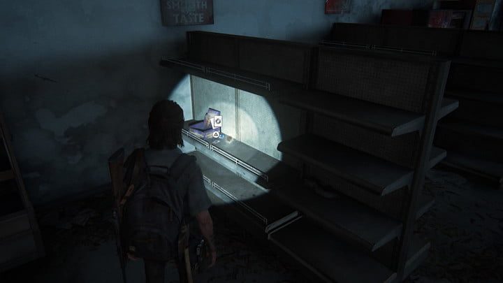 Aquí está una carta coleccionable en The Last of Us Part II
