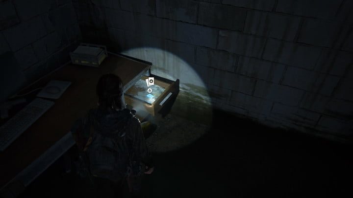 Aquí está una carta coleccionable en The Last of Us Part II