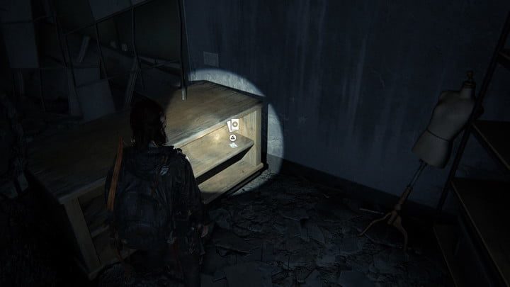 Aquí está una carta coleccionable en The Last of Us Part II