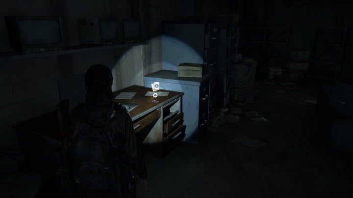 Aquí está una carta coleccionable en The Last of Us Part II