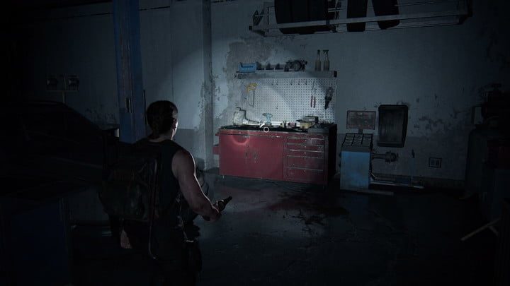 Una mesa de trabajo en The Last of Us Part II
