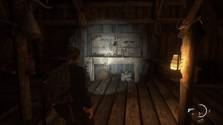 Una mesa de trabajo en The Last of Us Part II