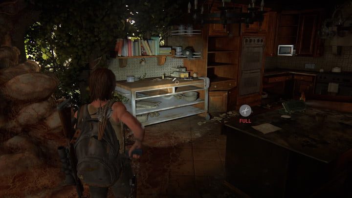 Una mesa de trabajo en The Last of Us Part II