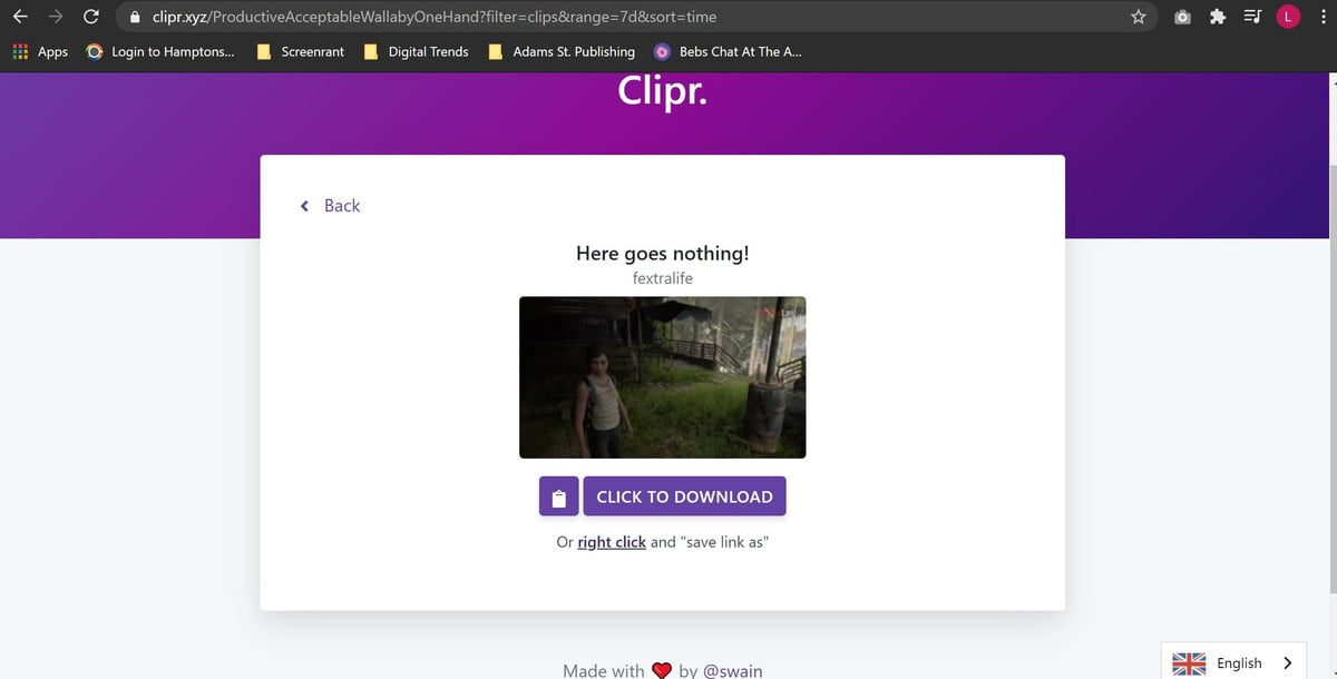 Cómo descargar clips de Twitch con Clipr