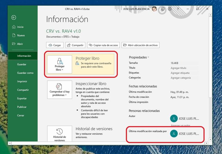 Verificar si un Libro de trabajo tiene contraseña en Excel