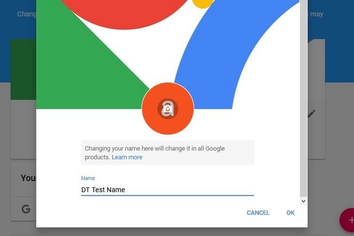 Menú de configuración para cambiar tu nombre en YouTube 5