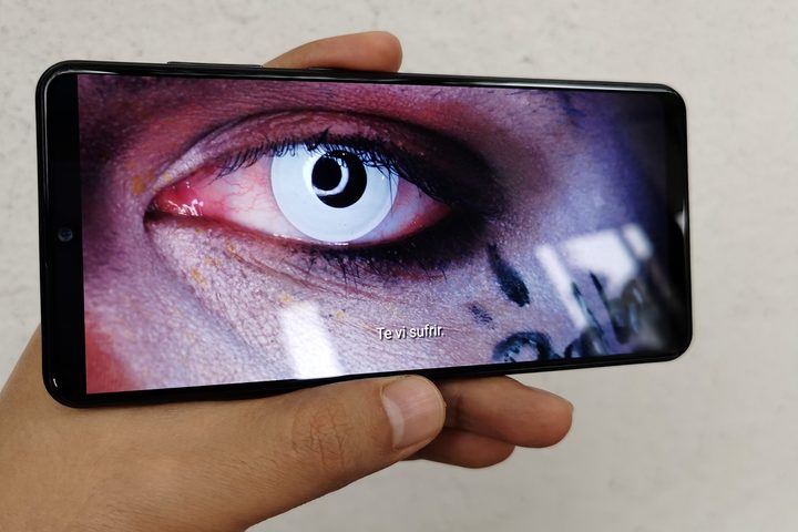 Detalle de la pantalla del Galaxy A31