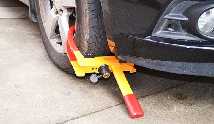 Bloqueador para neumático de auto, uno de los mejores dispositivos antirrobo para el auto