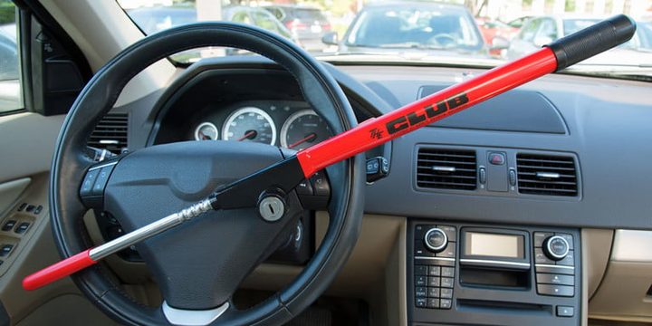 Bastón de seguridad para volante de auto, , uno de los mejores dispositivos antirrobo para el auto
