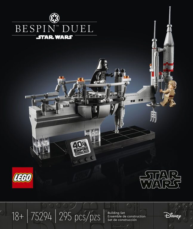 lego set star wars bespin duelo darth vader luke skywalker
