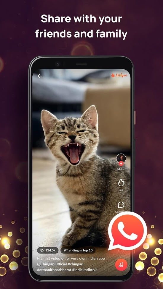 mejores alternativas tiktok chingari3 768x1365