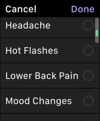 Cómo realizar el seguimiento del período con el Apple Watch