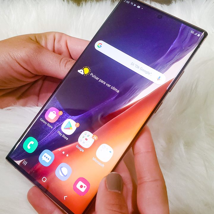 galaxy note 20 ultra pantalla
