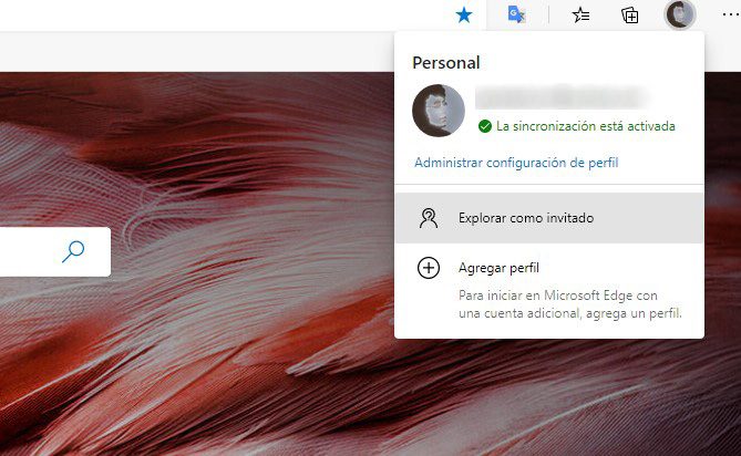 Modo invitado en Microsoft Edge