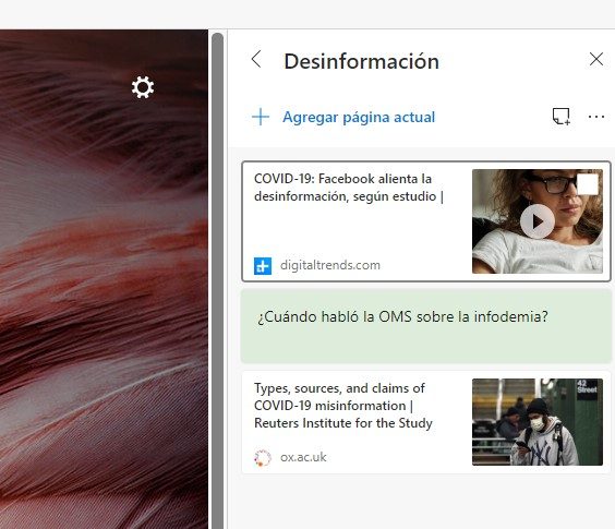 Cómo crear colecciones en Microsoft Edge