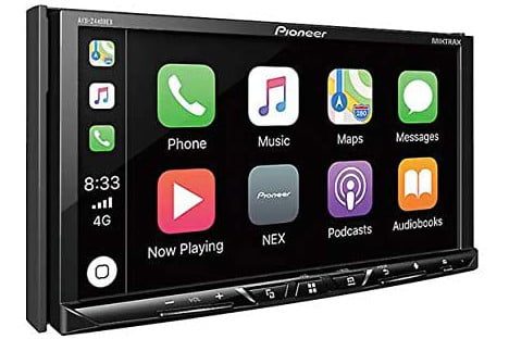 pantalla del Pioneer AVH-2400NEX, uno de los mejores dispositivos Apple CarPlay