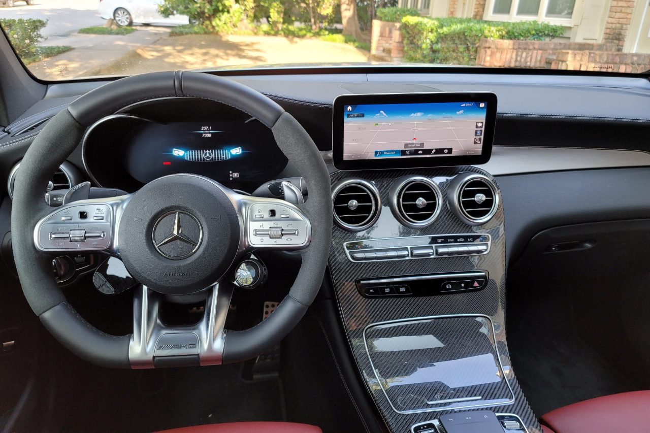 Interior del Mercedez-Benz GLC43