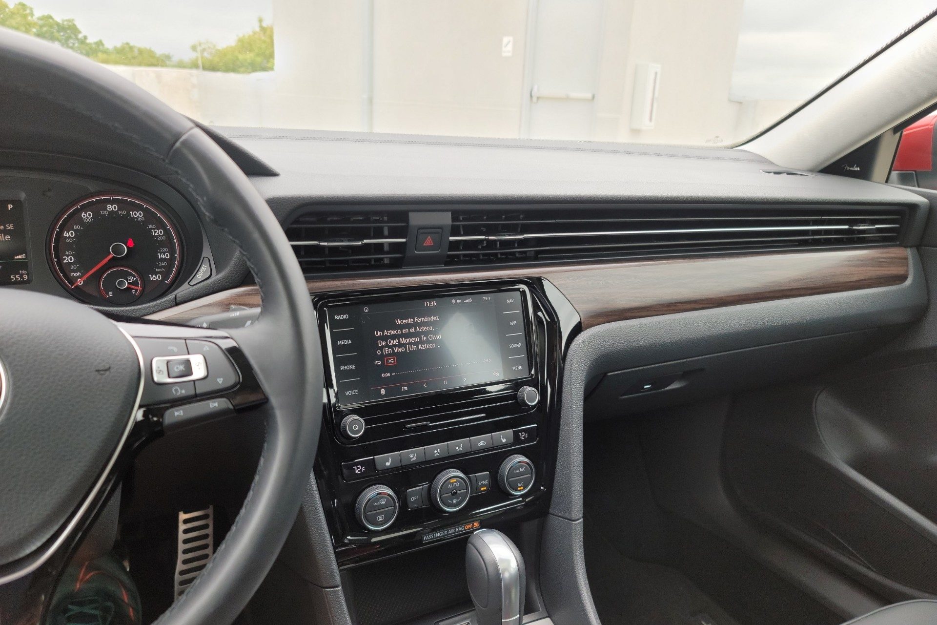 Pantalla del VW Passat 2020