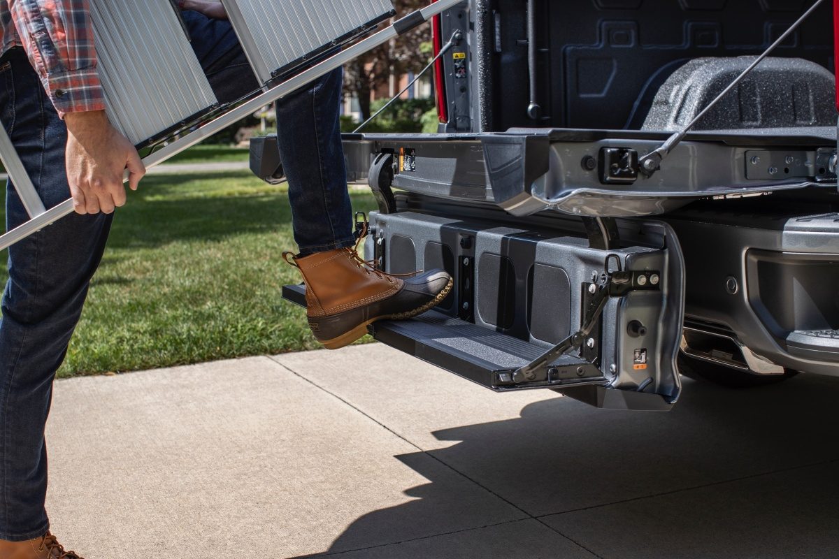 chevolet silverado porton trasero inteligente 2021 chevrolet multi flex tailgate