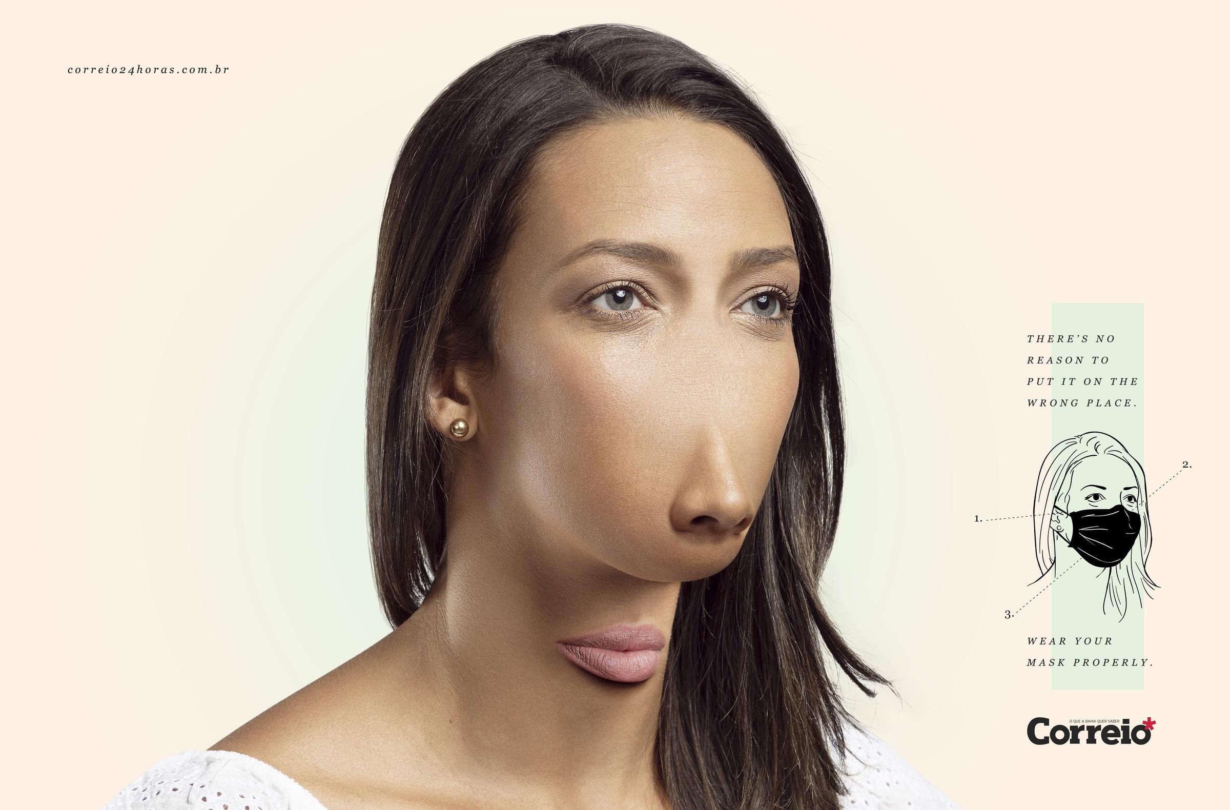 Avisos mascarillas faciales