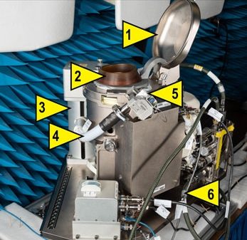 Diagrama del inodoro espacial